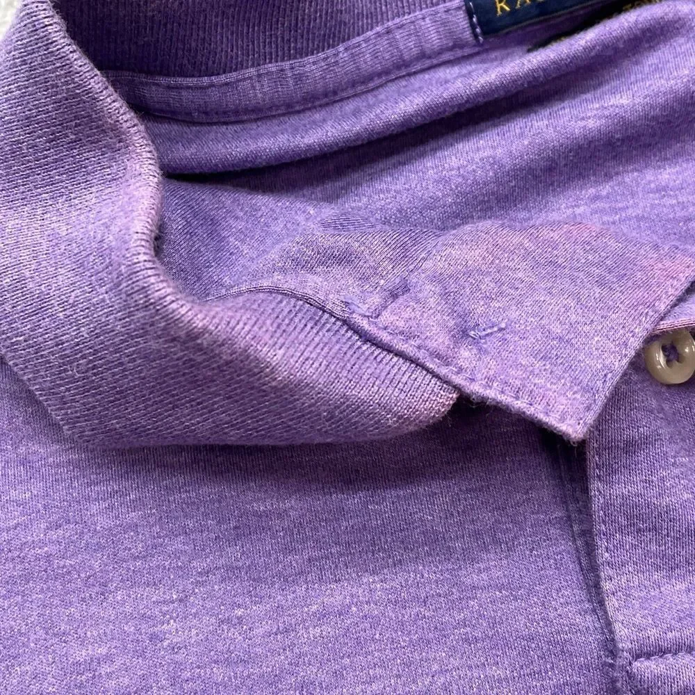 Polo‎ Ralph Lauren Shirt Mens Large Pima Soft Touch Flesh Pony Polo Short Sleeve